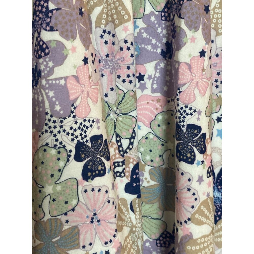 Girls Petit Lilo Festive Dress Purple Multi Floral Flower Bubble Balloon 5Y 110 - Picture 2 of 9